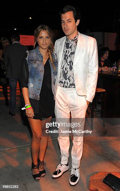 Designer Charlotte Ronson and DJ Mark Ronson attend Charlotte Ronson and JCPenney Spring Cocktail Jam held at Milk Studios on May 4, 2010 in Los...