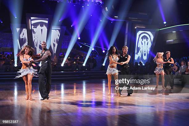 Episode 1007A" - Team GaGa, dancing to Lady GaGa's "Telephone," gave an encore performance from Monday's Cha Cha Challenge, on "Dancing with the...