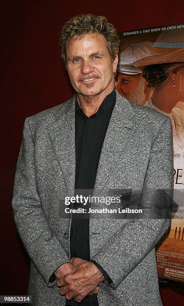 Martin Kove arrives at the Los Angeles premiere of "The Lightkeepers" held at Arclight Cinemas on May 4, 2010 in Hollywood, California.