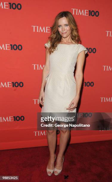 Actress Leslie Mann attends the 2010 TIME 100 Gala at the Time Warner Center on May 4, 2010 in New York City.