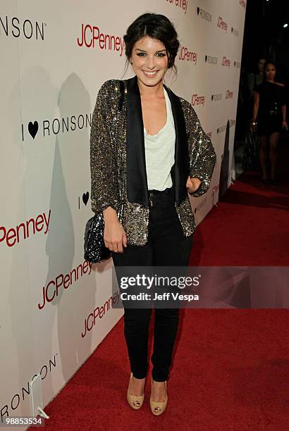 Actress Shenae Grimes arrives at Charlotte Ronson and JCPenney Spring Cocktail Jam held at Milk Studios on May 4, 2010 in Los Angeles, California.