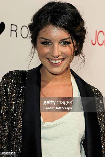 Actress Shenae Grimes arrives at Charlotte Ronson and JCPenney Spring Cocktail Jam held at Milk Studios on May 4, 2010 in Los Angeles, California.