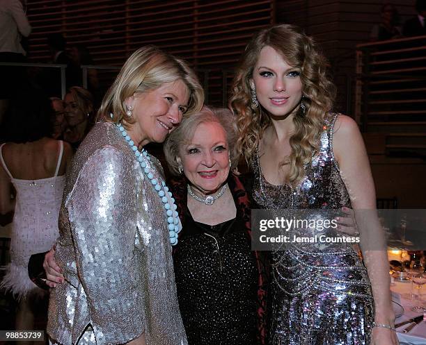 Martha Stewart, Betty White and Taylor Swift attend Time's 100 most influential people in the world gala at Frederick P. Rose Hall, Jazz at Lincoln...