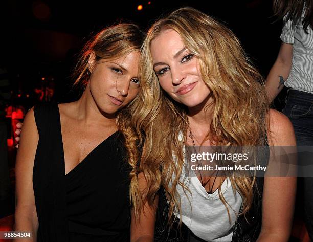 Designer Charlotte Ronson and actress Drea de Matteo attend Charlotte Ronson and JCPenney Spring Cocktail Jam held at Milk Studios on May 4, 2010 in...