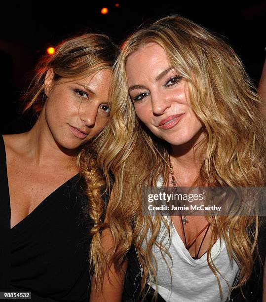 Designer Charlotte Ronson and actress Drea de Matteo attend Charlotte Ronson and JCPenney Spring Cocktail Jam held at Milk Studios on May 4, 2010 in...