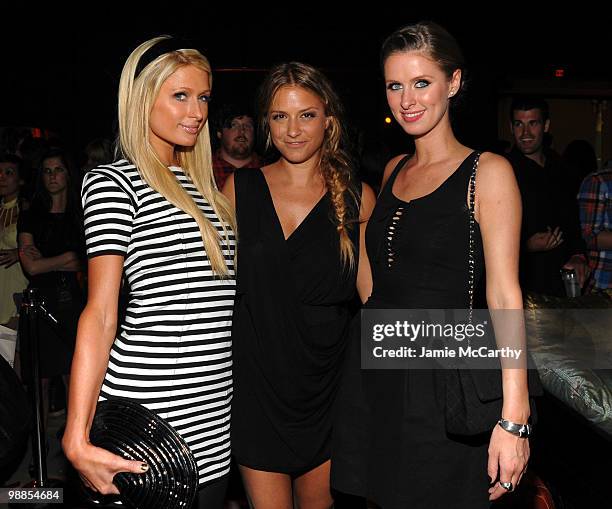 Paris Hilton, designer Charlotte Ronson and Nicky Hilton attend Charlotte Ronson and JCPenney Spring Cocktail Jam held at Milk Studios on May 4, 2010...