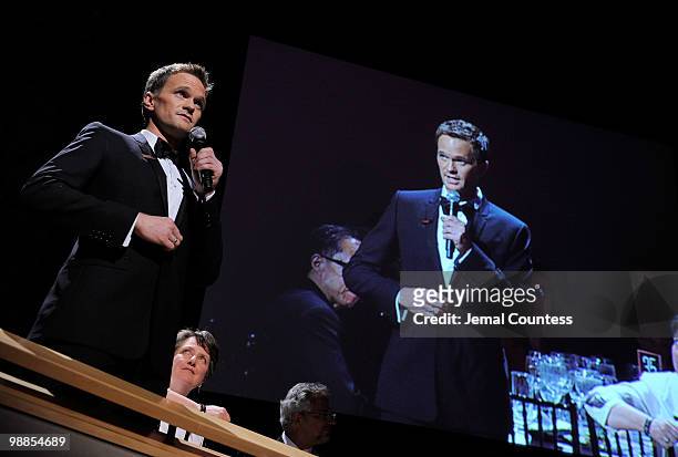 Neil Patrick Harris speaks onstage at Time's 100 most influential people in the world gala at Frederick P. Rose Hall, Jazz at Lincoln Center on May...