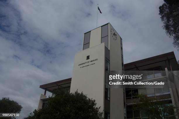 Campus of the University of Waikato on an overcast day in Hamilton, New Zealand, November, 2017.
