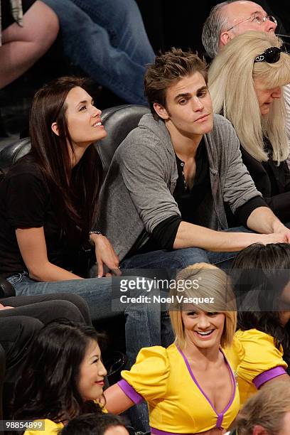 Paul Wesley attends a game between the Utah Jazz and the Los Angeles Lakers at Staples Center on May 4, 2010 in Los Angeles, California.
