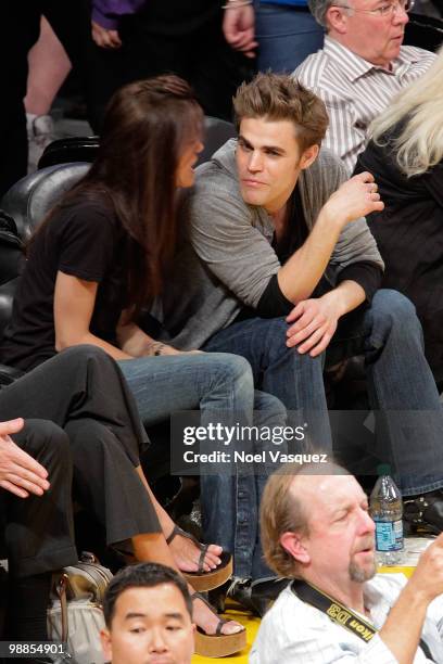 Paul Wesley attends a game between the Utah Jazz and the Los Angeles Lakers at Staples Center on May 4, 2010 in Los Angeles, California.