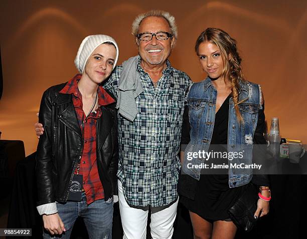 Samantha Ronson, musician Mick Jones and designer Charlotte Ronson attend Charlotte Ronson and JCPenney Spring Cocktail Jam held at Milk Studios on...