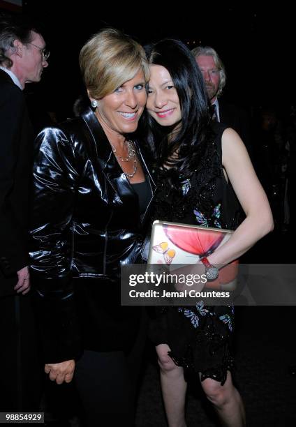 Suze Orman and Vivian Tam attend Time's 100 most influential people in the world gala at Frederick P. Rose Hall, Jazz at Lincoln Center on May 4,...