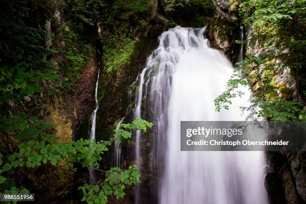 golling waterfall - christoph bach stock-fotos und bilder