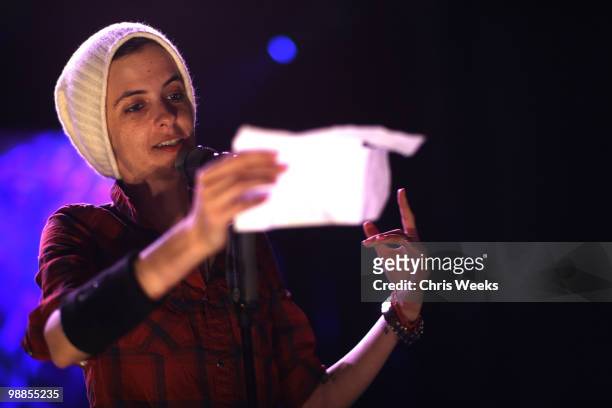 Samantha Ronson performs during Charlotte Ronson and JCPenney Spring Cocktail Jam held at Milk Studios on May 4, 2010 in Los Angeles, California.
