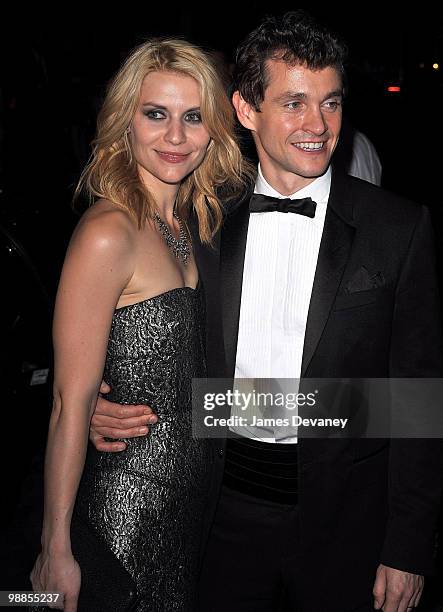 Claire Danes and Hugh Dancy attend the Costume Institute Gala after party at the Mark hotel on May 3, 2010 in New York City.