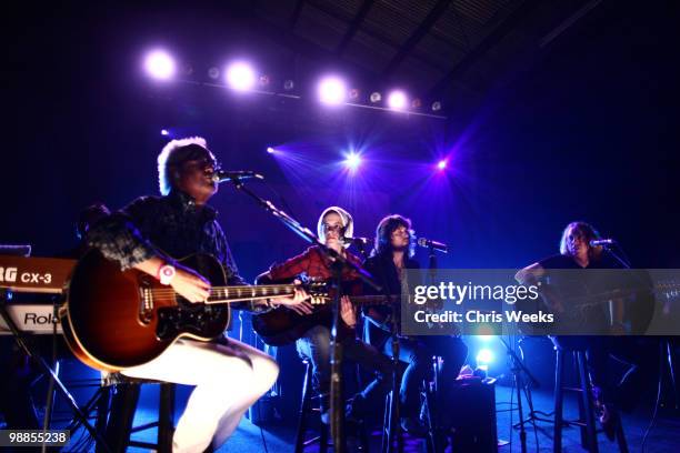 Foreigner and Samantha Ronson perform during the Charlotte Ronson and JCPenney Spring Cocktail Jam held at Milk Studios on May 4, 2010 in Los...