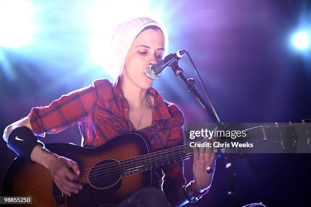 Samantha Ronson performs during Charlotte Ronson and JCPenney Spring Cocktail Jam held at Milk Studios on May 4, 2010 in Los Angeles, California.