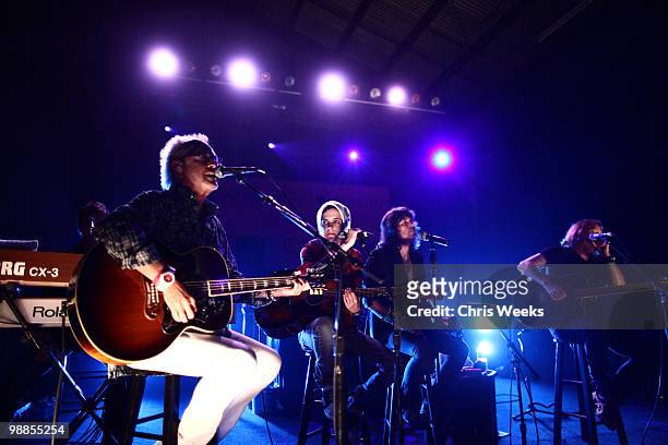 Foreigner and Samantha Ronson perform during the Charlotte Ronson and JCPenney Spring Cocktail Jam held at Milk Studios on May 4, 2010 in Los...