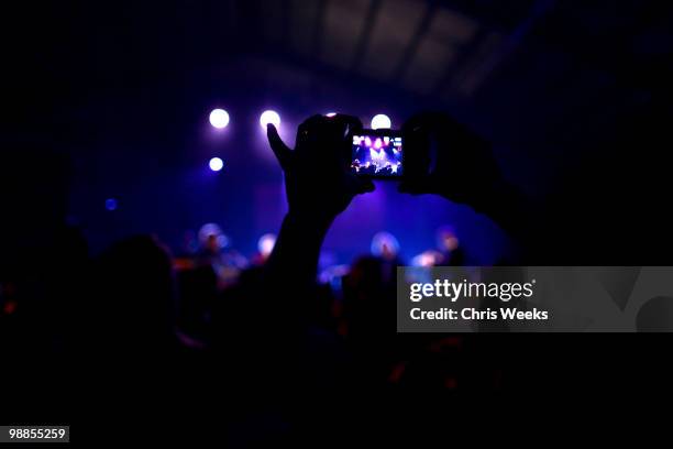 Foreigner and Samantha Ronson perform during the Charlotte Ronson and JCPenney Spring Cocktail Jam held at Milk Studios on May 4, 2010 in Los...