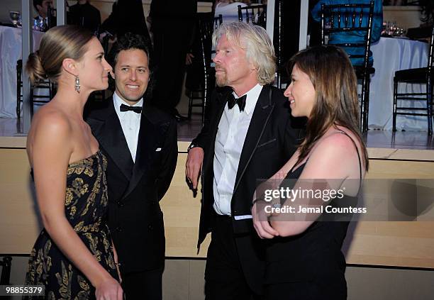 Lauren Bush, David Lauren, Richard Branson and guest attend Time's 100 most influential people in the world gala at Frederick P. Rose Hall, Jazz at...