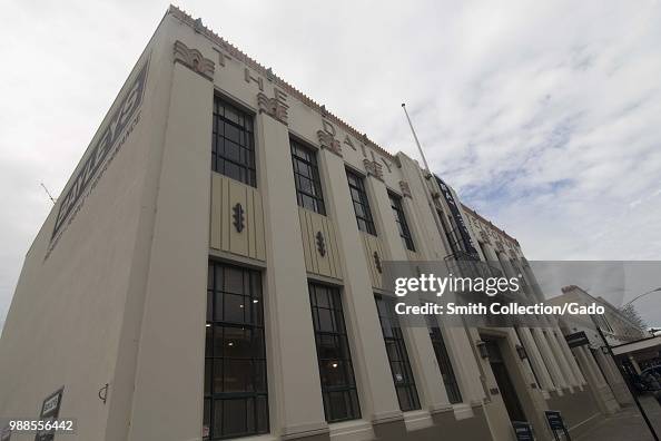 Telegraph Building Rome Facade of the Daily Telegraph Building, a classic Art Deco style ...