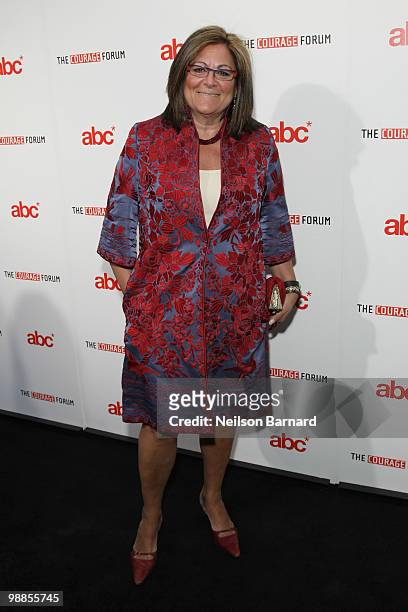 Fern Mallis attends The Americas Business Council opening dinner to celebrate the 2010 Courage Forum at Industria Superstudio on May 4, 2010 in New...