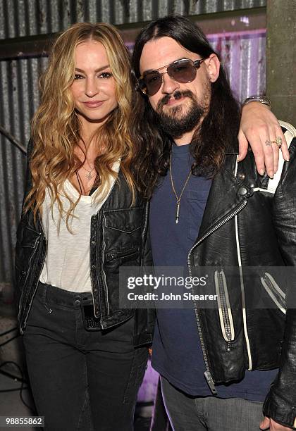 Actress Drea De Matteo and musician Shooter Jennings attend Charlotte Ronson and JCPenney Spring Cocktail Jam held at Milk Studios on May 4, 2010 in...