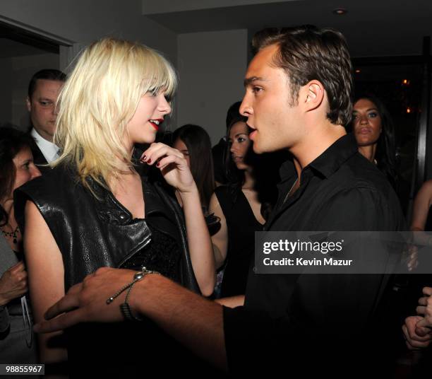 Taylor Momsen and Ed Westwick attends the CW Network's 2009 Upfront party at Gramercy Park Hotel on May 21, 2009 in New York City.