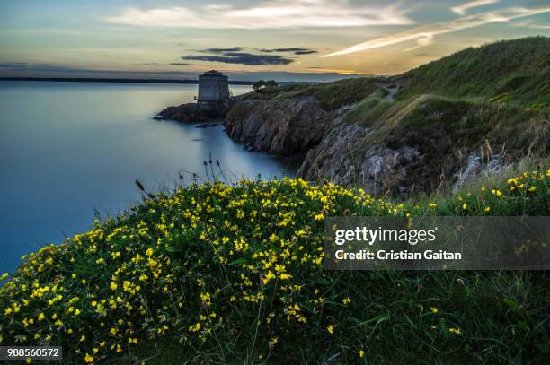 martello tower howth head - martello tower stockfoto's en -beelden