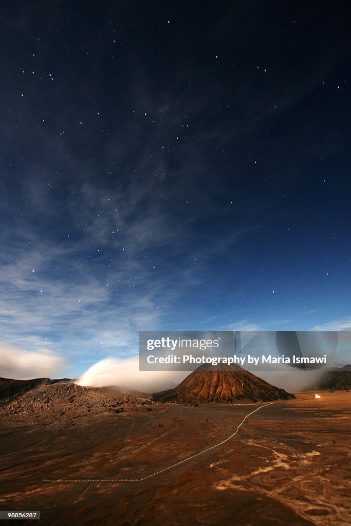Stars Above Mt. Bromo