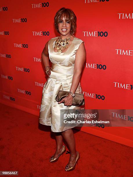 Magazine editor-at-large Gayle King attends the 2010 TIME 100 Gala at the Time Warner Center on May 4, 2010 in New York City.