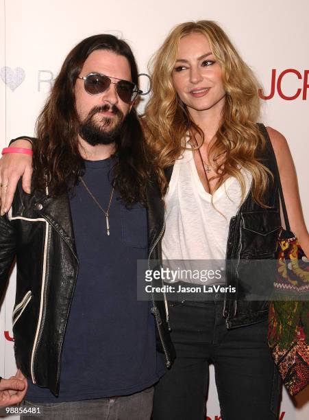 Shooter Jennings and Drea de Matteo attend the Charlotte Ronson and JCPenney spring cocktail jam at Milk Studios on May 4, 2010 in Hollywood,...