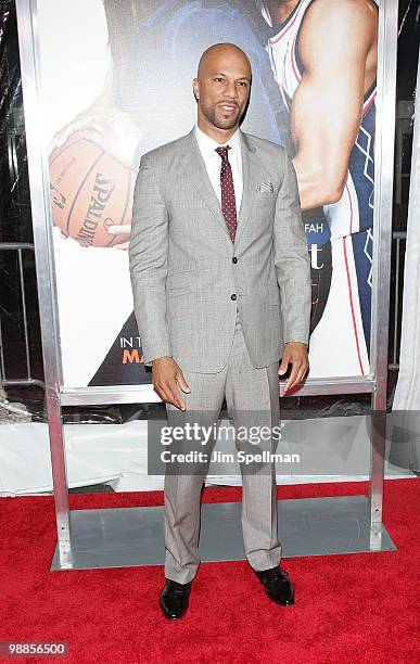 Rapper/actor Common attends the premiere of "Just Wright" at Ziegfeld Theatre on May 4, 2010 in New York City.