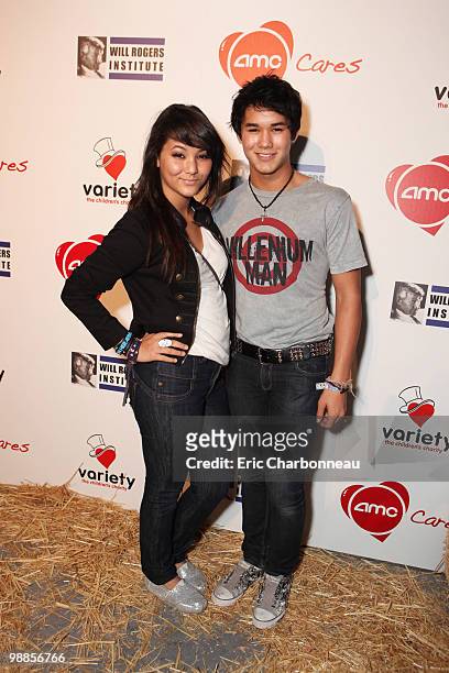 Fivel Stewart and BooBoo Stewart at AMC Charity Event Benefitting Variety - The Children's Charity and The Will Rogers Institute on May 04, 2010 at...