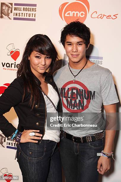 Fivel Stewart and BooBoo Stewart at AMC Charity Event Benefitting Variety - The Children's Charity and The Will Rogers Institute on May 04, 2010 at...