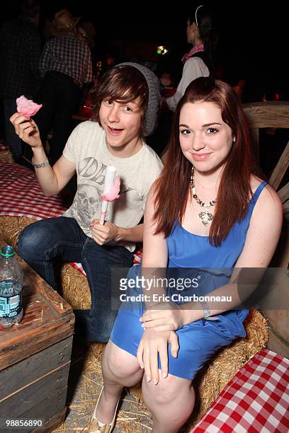 Logan Miller and Jennifer Stone at AMC Charity Event Benefitting Variety - The Children's Charity and The Will Rogers Institute on May 04, 2010 at...