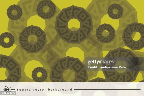 vector yellow mosaic background - portrait light background stock illustrations