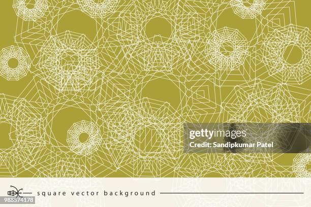 vector yellow mosaic background - portrait light background stock illustrations