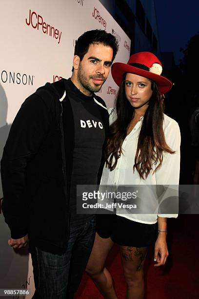 Director/actor Eli Roth and Peaches Geldof arrive at Charlotte Ronson and JCPenney Spring Cocktail Jam held at Milk Studios on May 4, 2010 in Los...