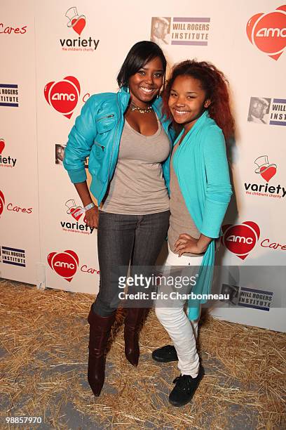 Shar Jackson and Cassie Jackson at AMC Charity Event Benefitting Variety - The Children's Charity and The Will Rogers Institute on May 04, 2010 at...