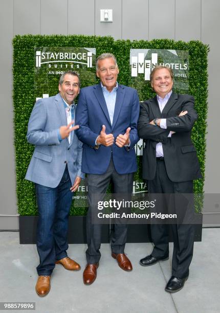 Jason Moskal, Vice President of Global Hotel Indigo, Jimmy Taylor, Vice President of Hotel Operations, IHG and Steve Nicholas, Principal & Executive...