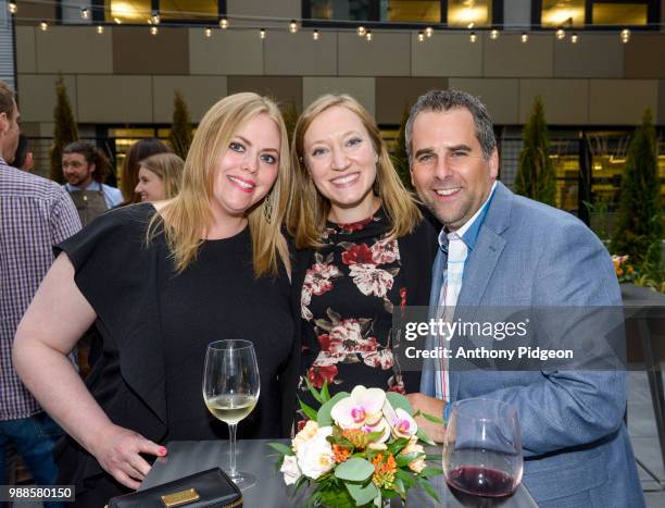 Hotel Management enjoy the Grand Opening Event, EVEN Hotel and Staybridge Suites Seattle on June 28, 2018 in Seattle, Washington.