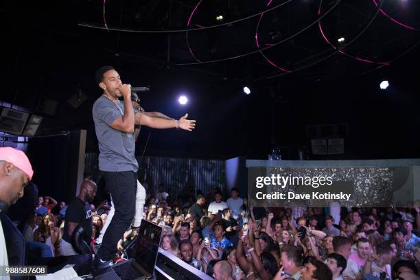 Ludacris performs at the DAER Nightclub Hotel & Casino Atlantic City Grand Opening Weekend at DAER Nightclub at Hard Rock Hotel & Casino Atlantic...