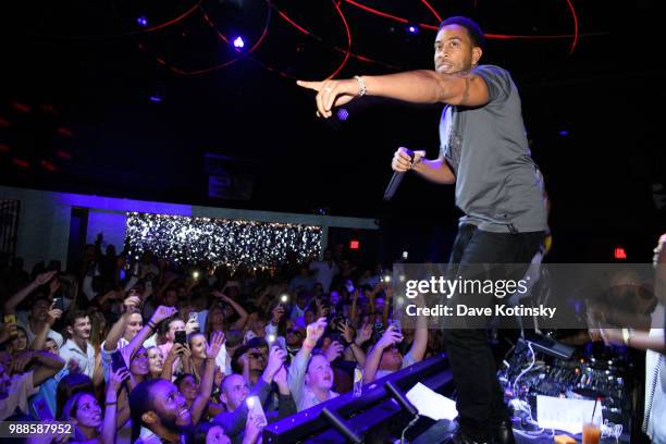 Ludacris performs at the DAER Nightclub Hotel & Casino Atlantic City Grand Opening Weekend at DAER Nightclub at Hard Rock Hotel & Casino Atlantic...