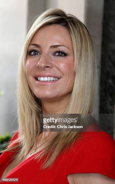 Presenter Tess Daly arrives at the SHE Inspiring Women Awards at Claridges on May 5, 2010 in London, England.