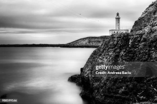 il faro di vieste - vieste bildbanksfoton och bilder