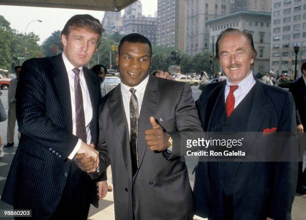 Donald Trump, Mike Tyson and Fred Trump