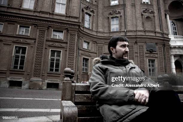 ThyssenKrupp, Ciro Massimo Argentino of the FIOM poses for a portraits session on January 22, 2008 in Turin, Italy.