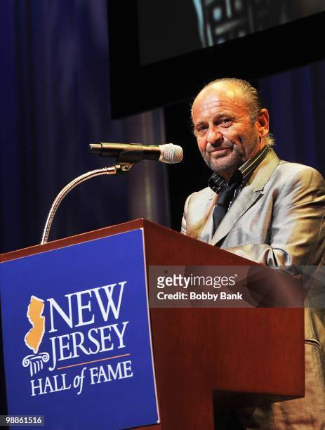 Joe Pesci attends the 3rd Annual New Jersey Hall of Fame Induction Ceremony at the New Jersey Performing Arts Center on May 2, 2010 in Newark, New...