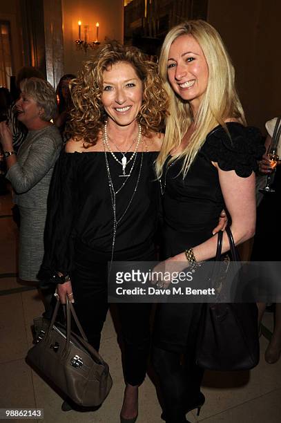 Kelly Hoppen and Jenny Halpern attend the SHE Inspiring Women Awards at Claridges Hotel on May 5, 2010 in London, England.